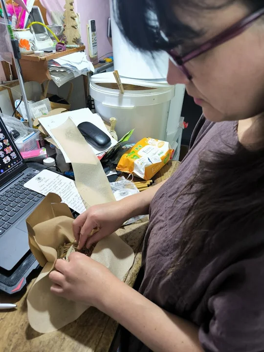 Nell’atelier — foto 13 dall’album personale di PAGANE
